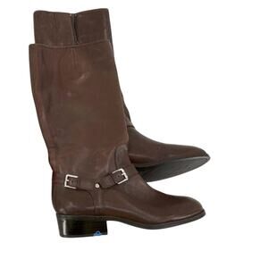 Ralph Lauren Brown Leather Harness Riding Boots 9B